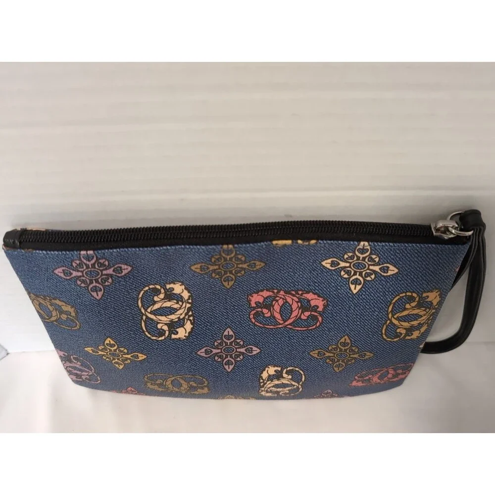 SHARIF  Double Leopard Print Clutch Wristlet Rare Style NWOT